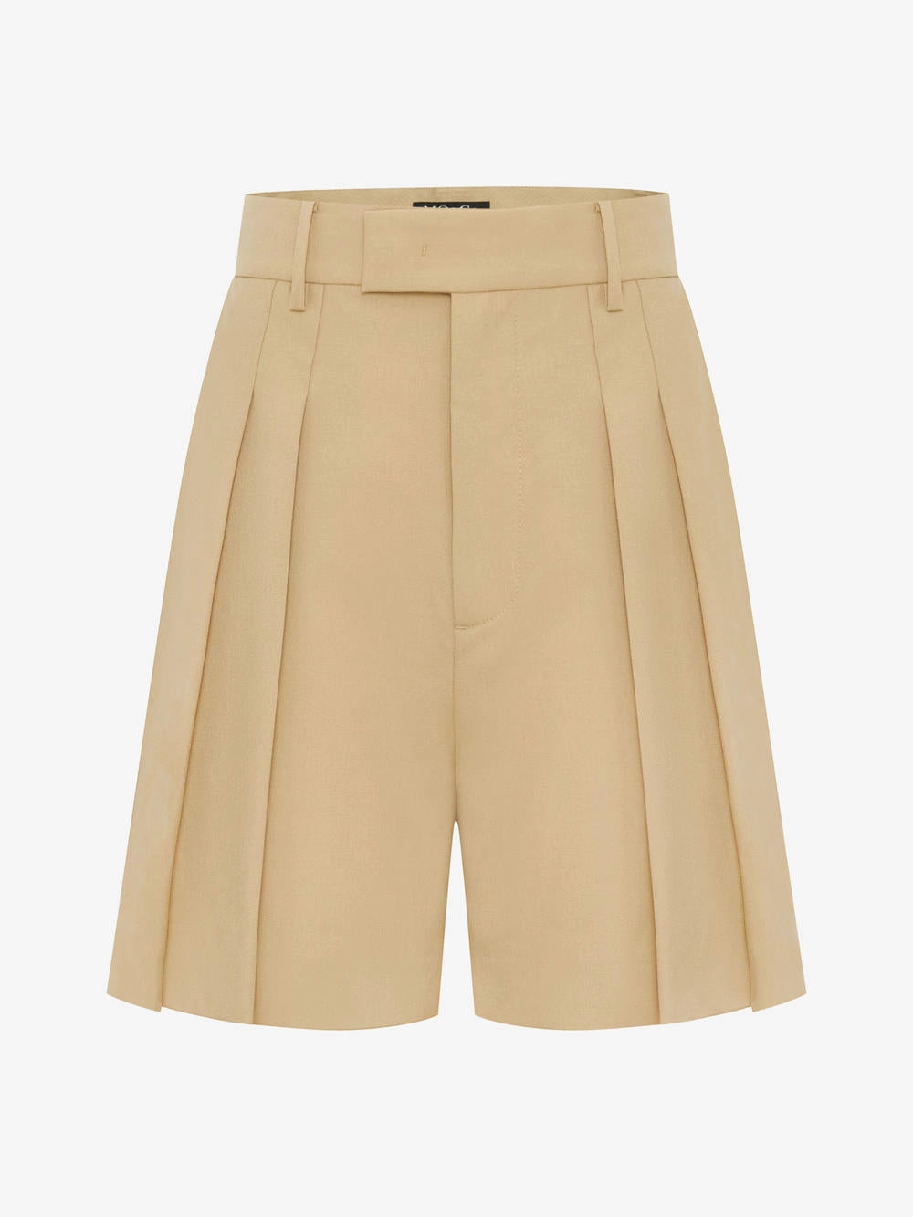 Eco - friendly Wool-blend Pleated Culottes