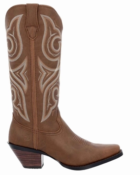 Durango Womens 13" Crush Western Boots Croc Look