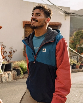 Dusk Recycled Insulated Anorak - Blue Steel AntiSnag Lining Material