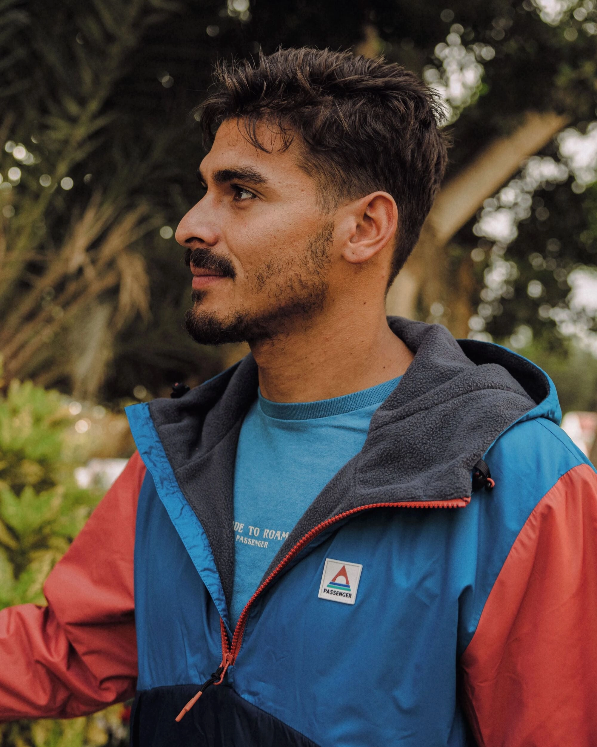 Heat Tech Fabric HybridLayerCompatibility Dusk Recycled Insulated Anorak - Blue Steel