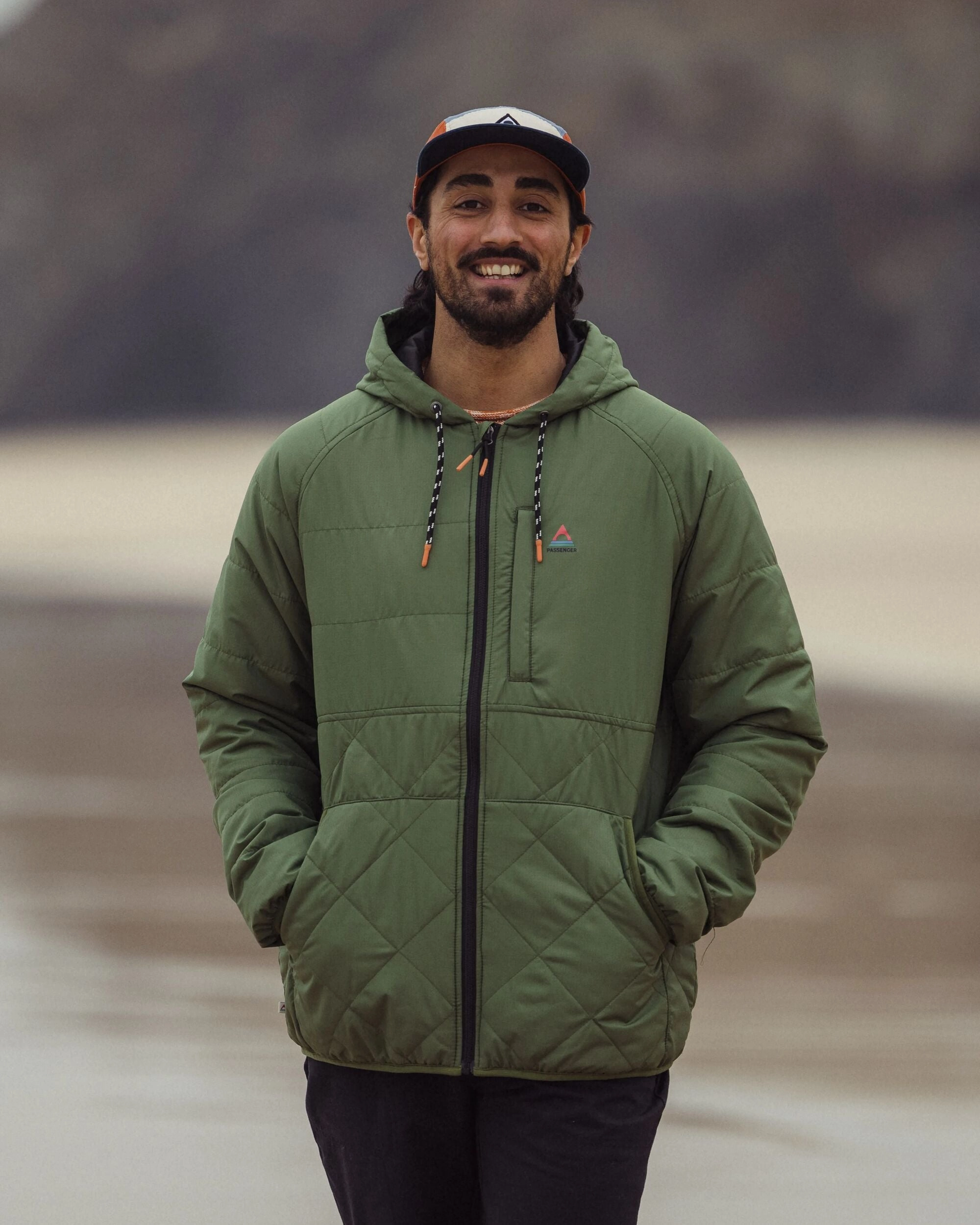 Dylan Recycled Insulated Full Zip Jacket - Wild Green Day To Night Reflective Trim