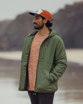 Dylan Recycled Insulated Full Zip Jacket - Wild Green QuickAccess Pockets