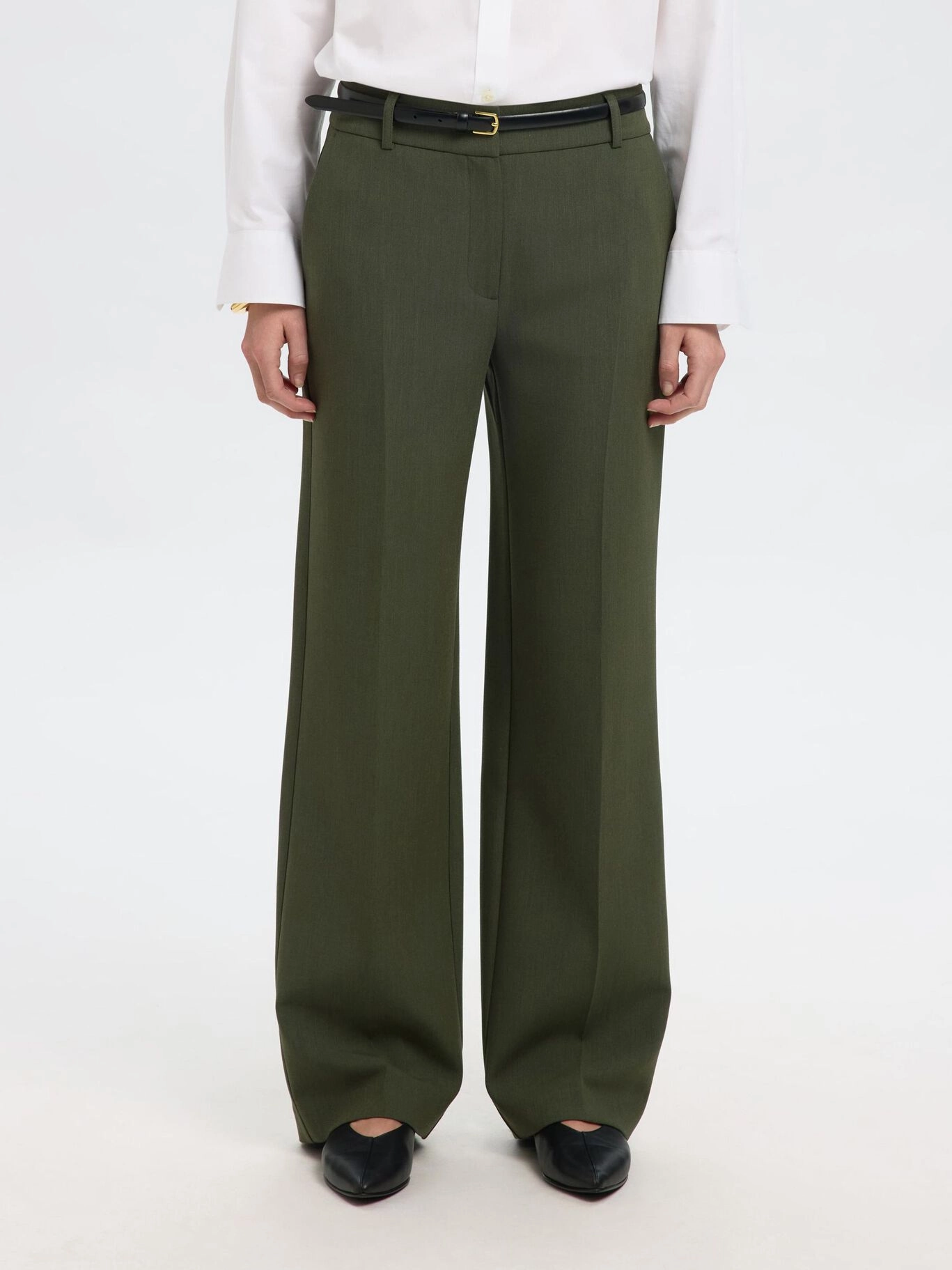 Smart Layering SELECTED Rita Wide Pant in Deep Depths