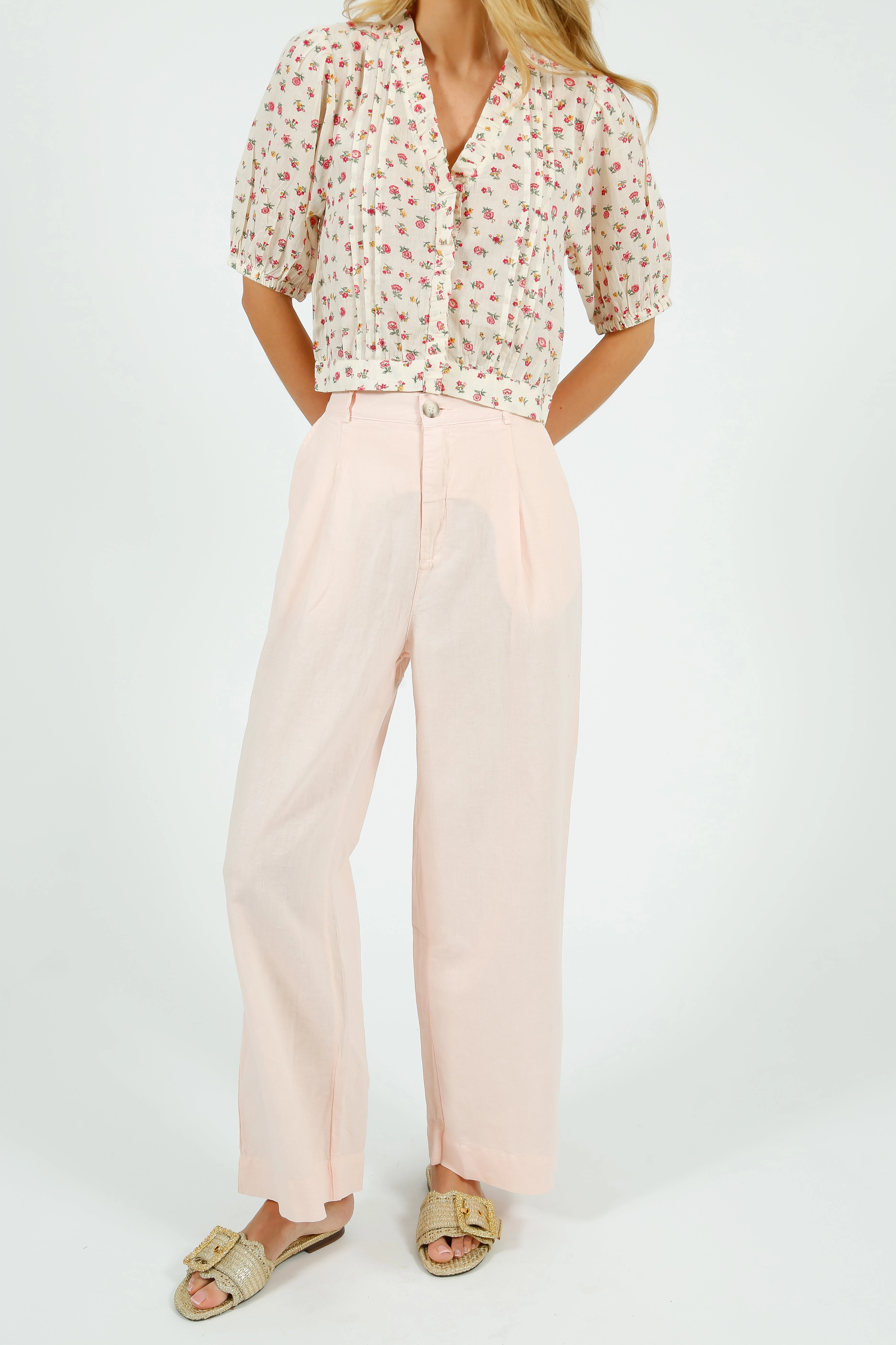 Breathable Stretch E&I BradyTrousers in Pastel