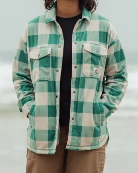 East Recycled Polar Fleece Shirt - Greenlake Buffalo Check Thermoregulating Layer