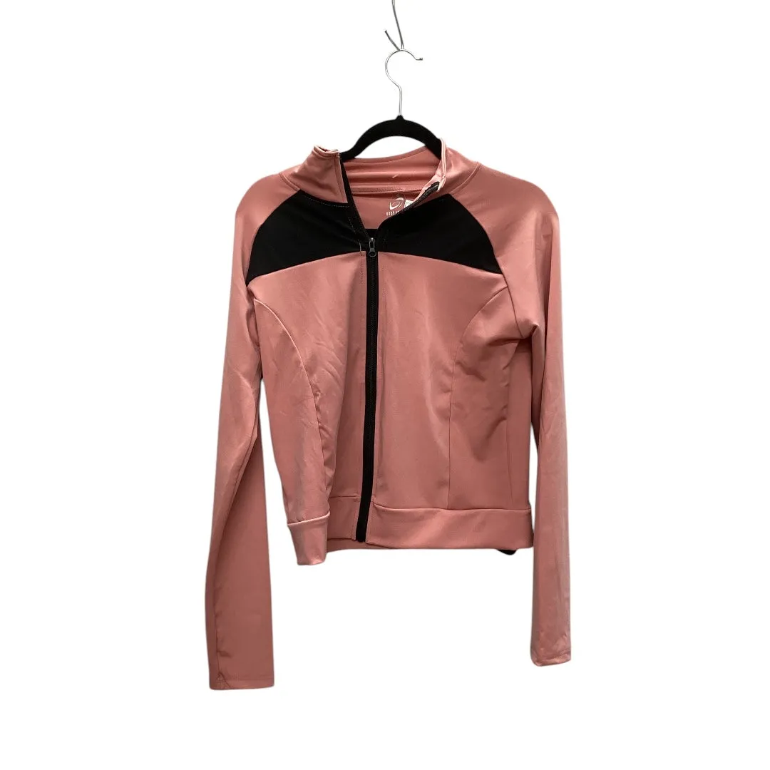Relaxed Fit Silhouette Athletic Jacket By Cmc In Pink, Size: L