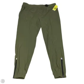 AdjustableWaistband Athletic Pants By All In Motion In Green, Size: Xl