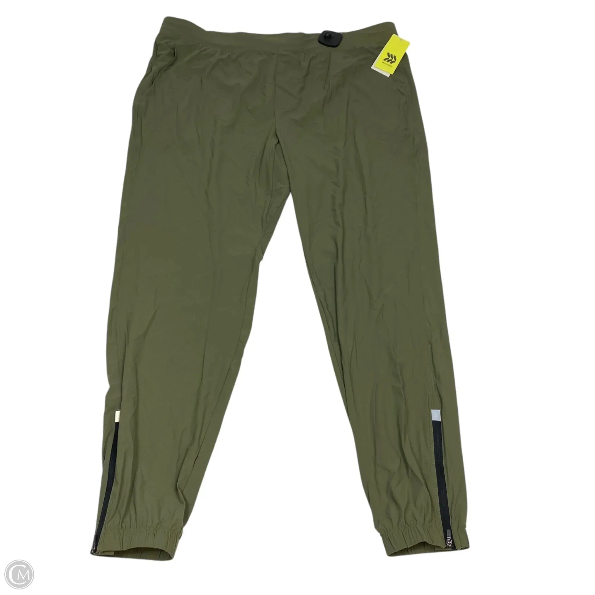 AdjustableWaistband Athletic Pants By All In Motion In Green, Size: Xl