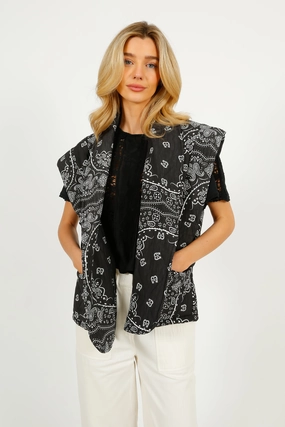 Aokyanos Brooklyn SL Jacket in Anthracite Rubberized Edging Bonded Hemline