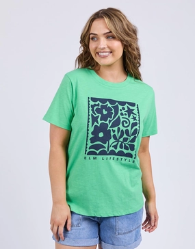 Winona Tee - Spring Green Easy Care Light and Breathable