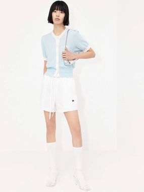 Stretch Layers Drawstring Track Shorts