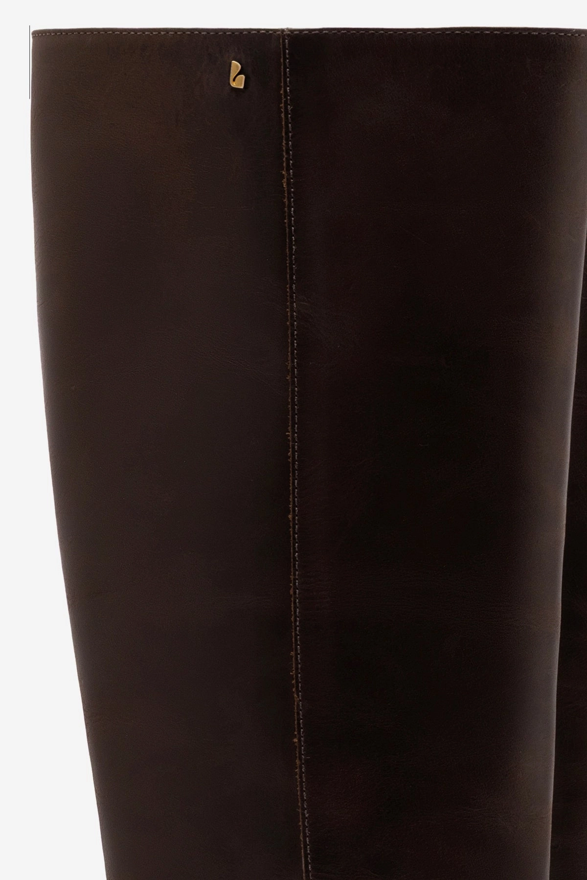 Anne Boot In Brown Shadow Leather Durable Shell Stylish Explorer Flexible Shaft
