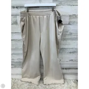 Weather resistant Functional Waist Athletic Pants By Old Navy In Cream, Size: 3x