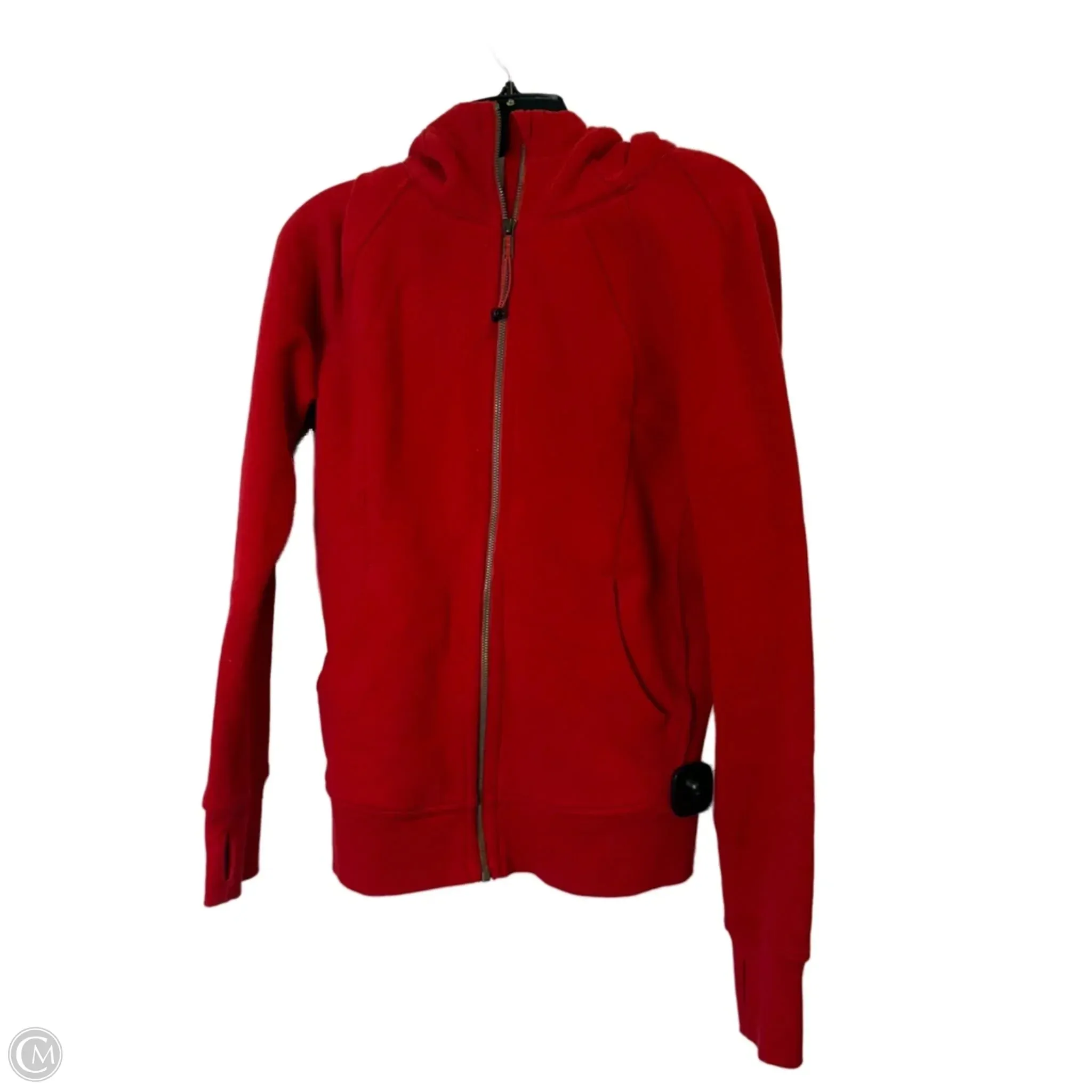 Thermal Lining Tech Athletic Jacket By Lululemon In Red, Size: 8