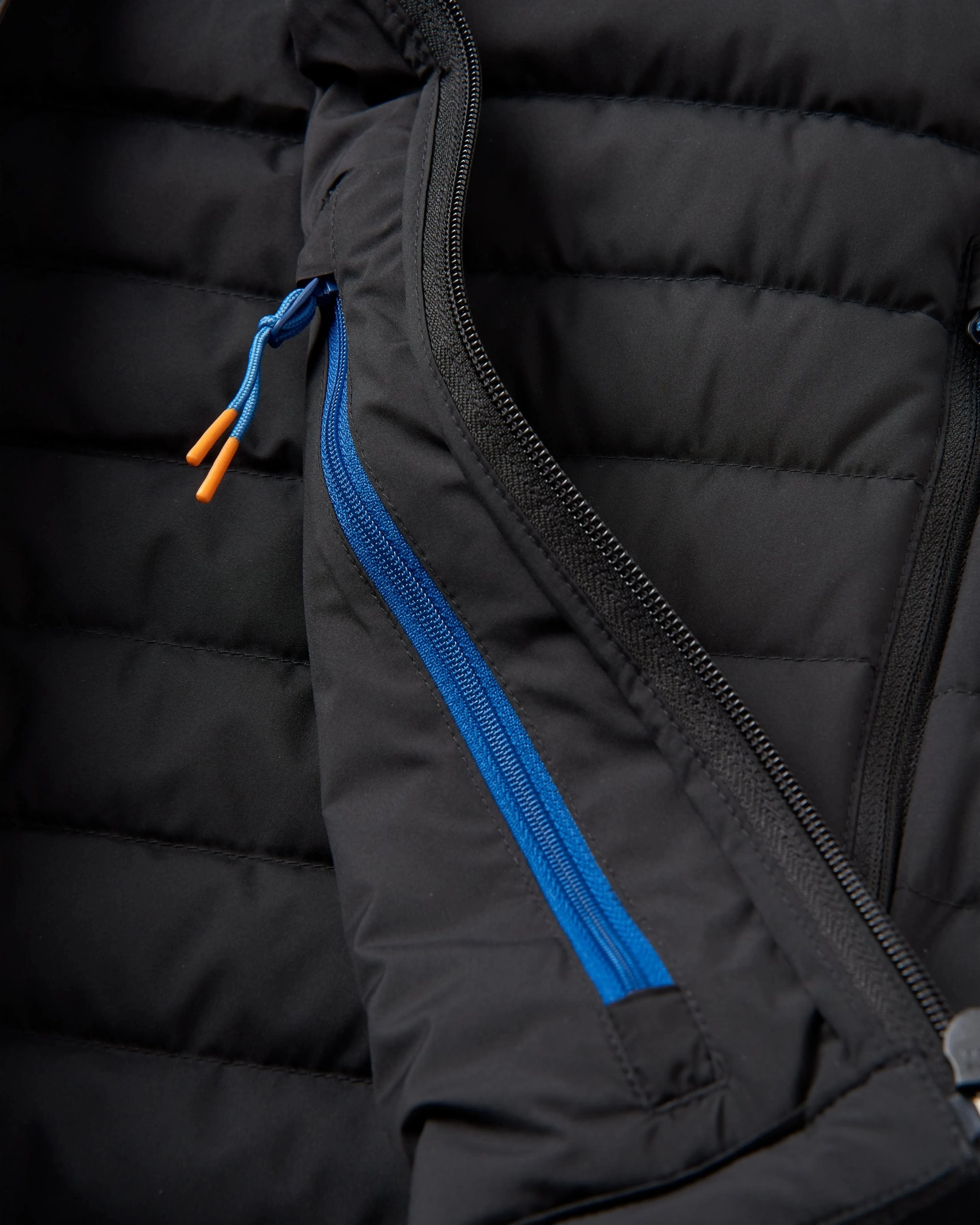 Ashland Down Recycled Gilet - Black VentilatedBackPanel Smooth Glide Fasteners