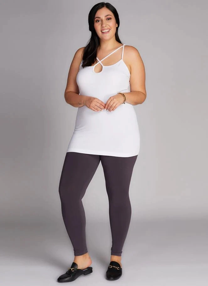 Bamboo Plus Full Length Legging Neutral Sporty