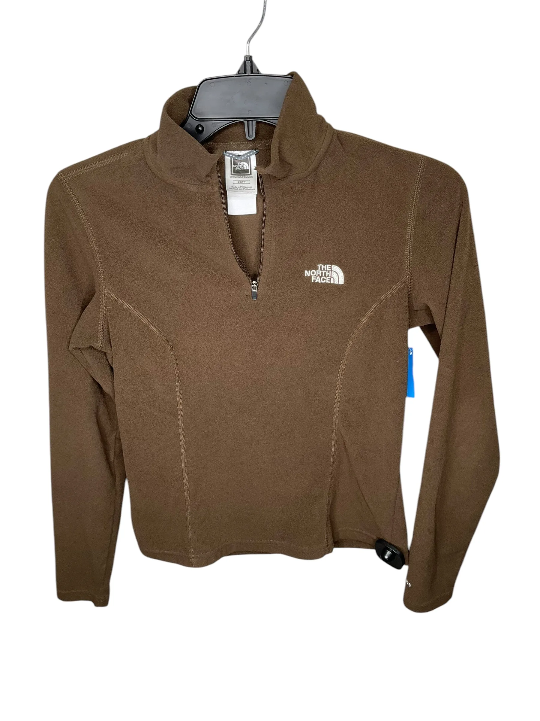Athletic Jacket By The North Face In Brown, Size: Xs Insulated Layer Anytime Outer Fit