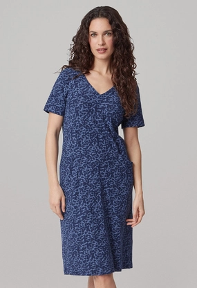 Samira Dress - Blue Mix   515181RS Smart Style Dream Look