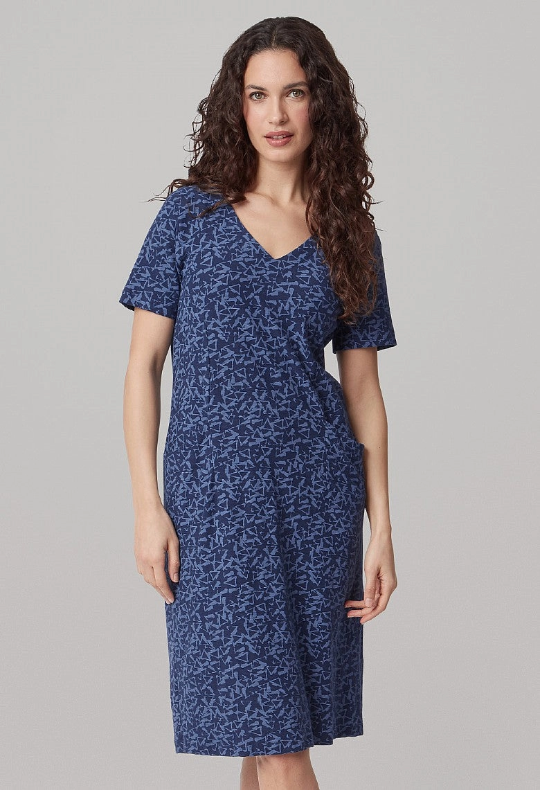 Samira Dress - Blue Mix   515181RS Minimal Outfit