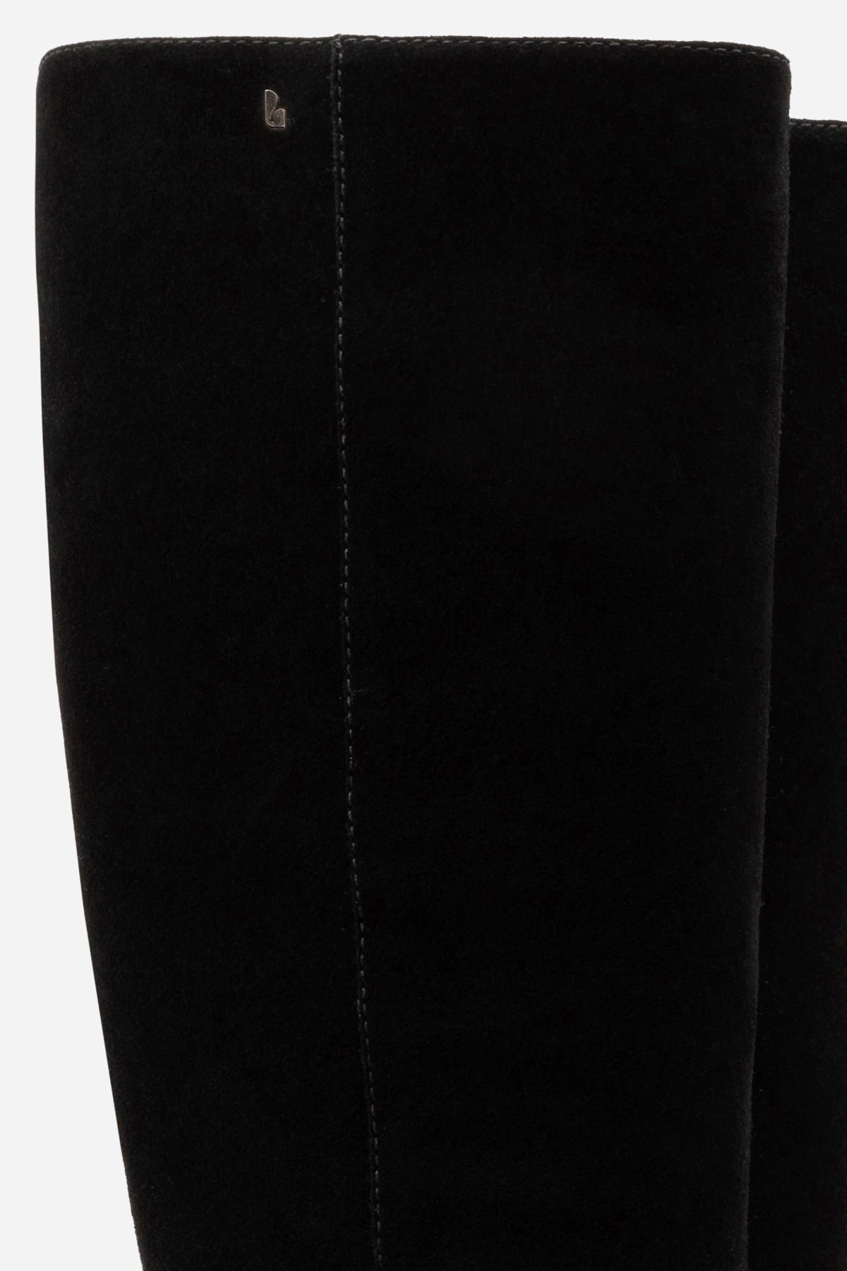 Edie Boot In Black Suede Composite Toe Guard