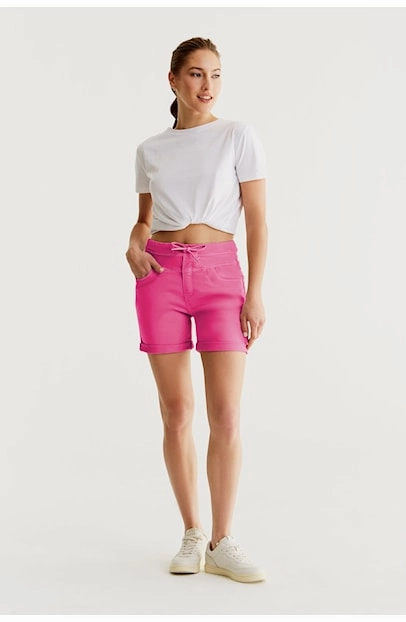 Anna - Shorts - Pink Stretch Fit Wear