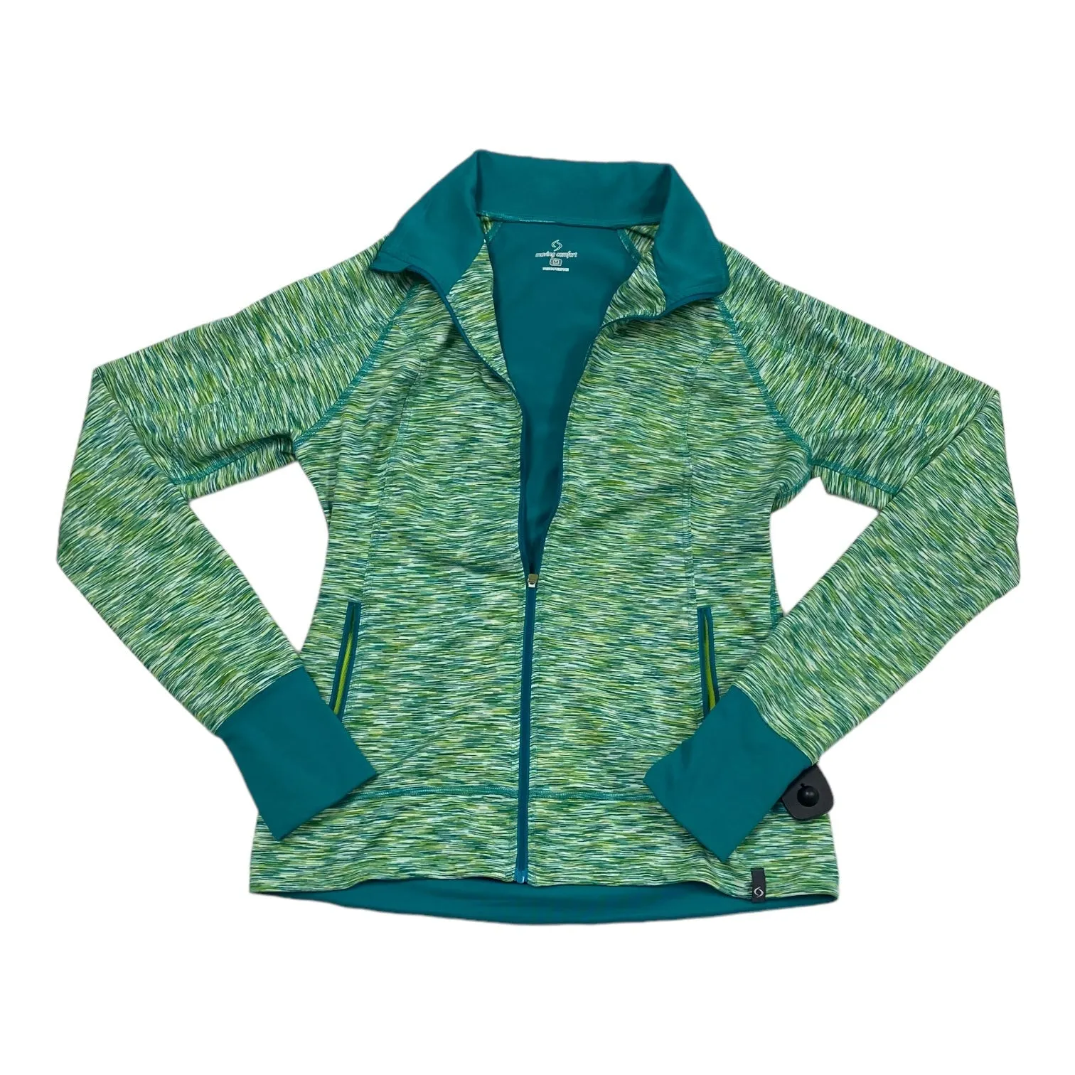Sunday Walk Style Green Athletic Jacket Moving Comfort Athletic, Size M