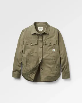 Stella Organic Cotton LS Shirt - Dusty Olive Customizable Option