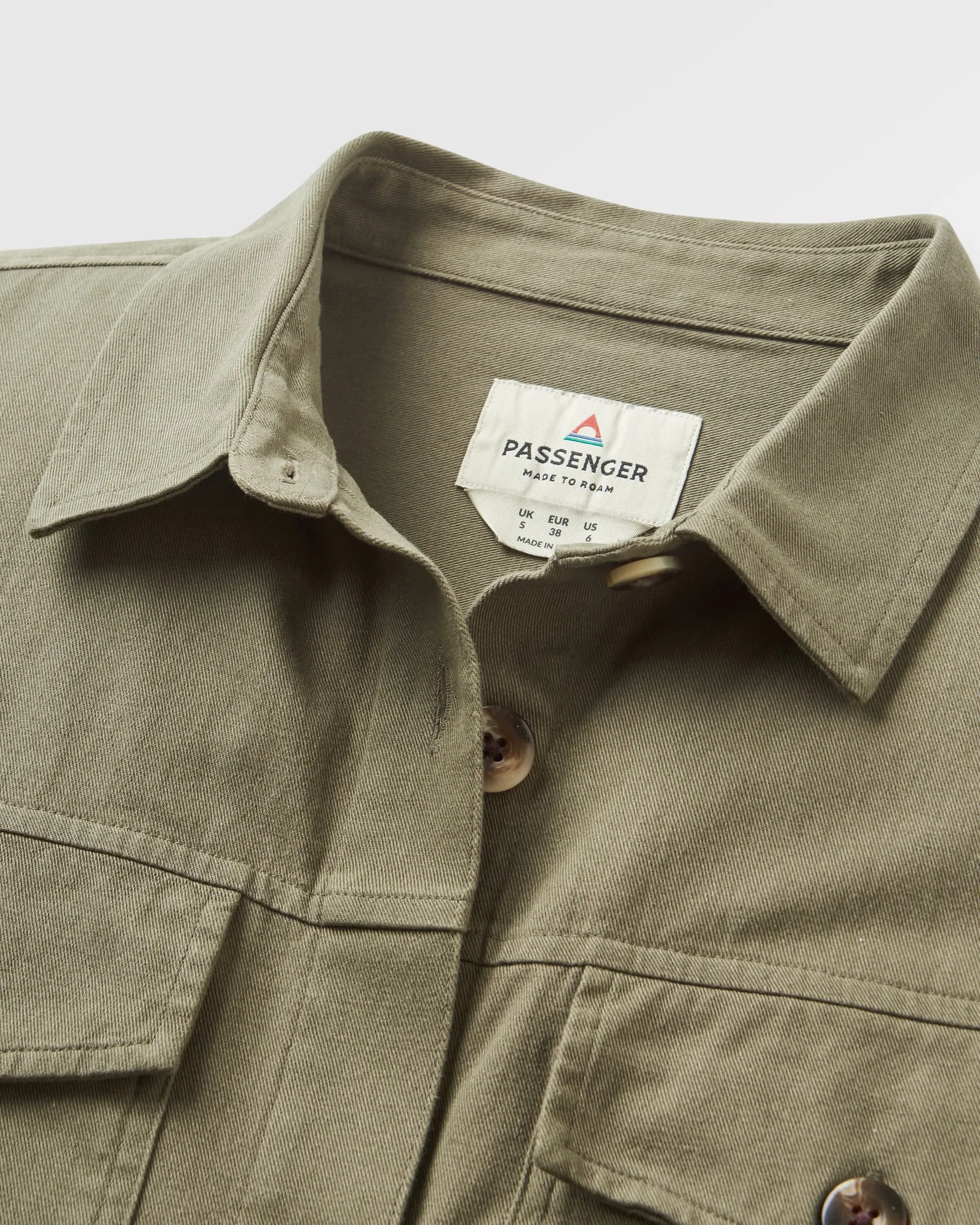 Year-Round Favorite Stella Organic Cotton LS Shirt - Dusty Olive