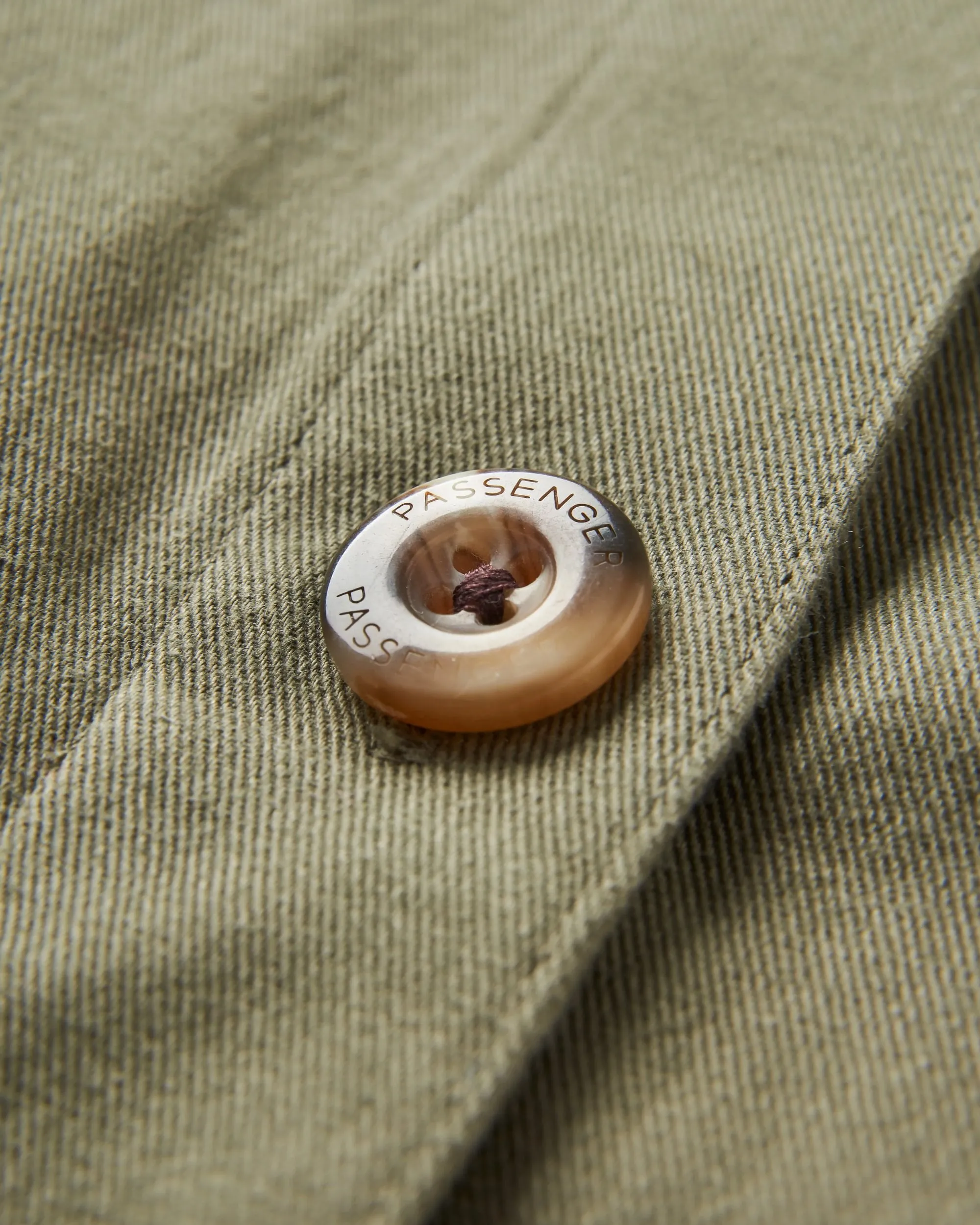 Stella Organic Cotton LS Shirt - Dusty Olive Workwear Essential Neutral Colors