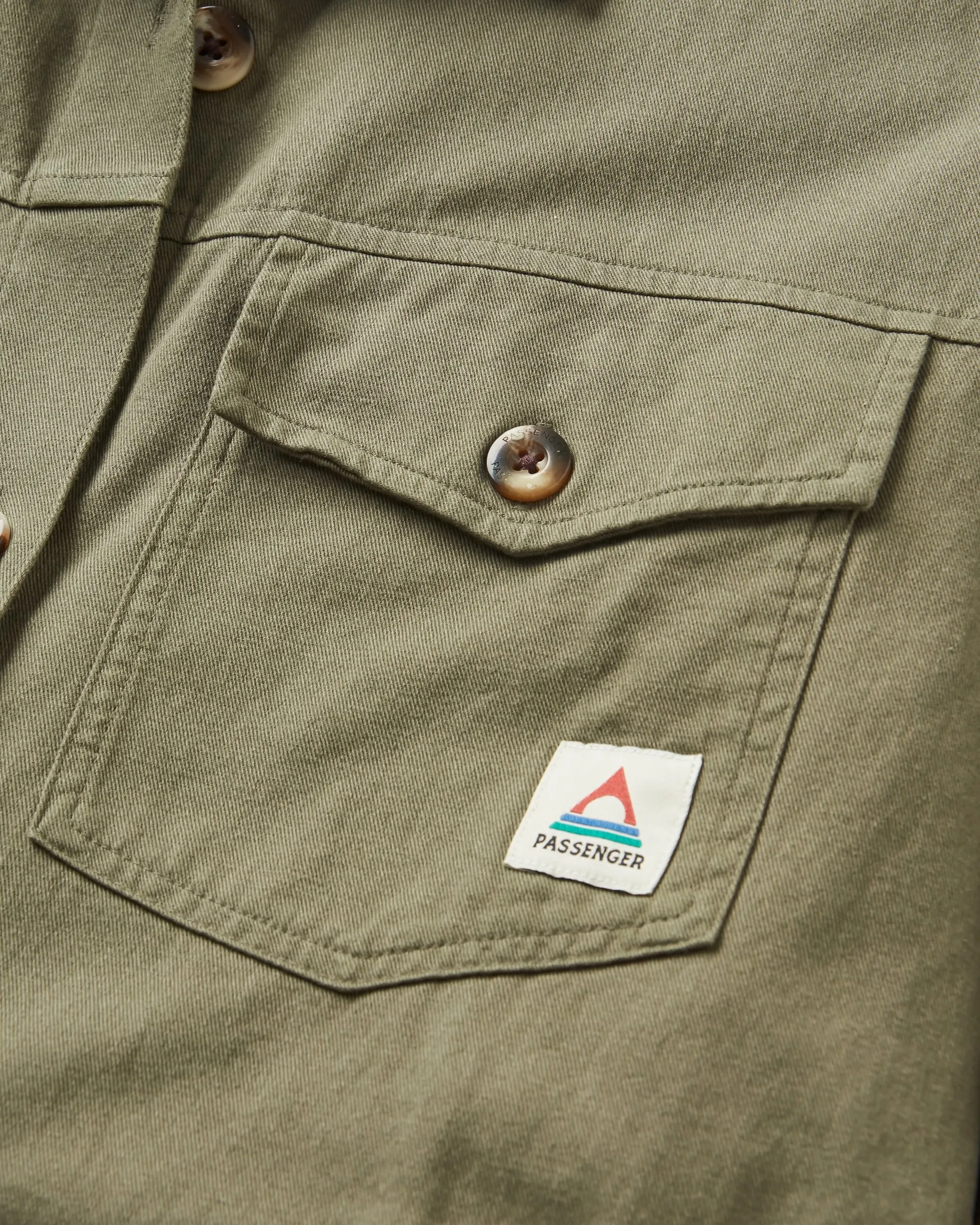 Stella Organic Cotton LS Shirt - Dusty Olive UV Protection