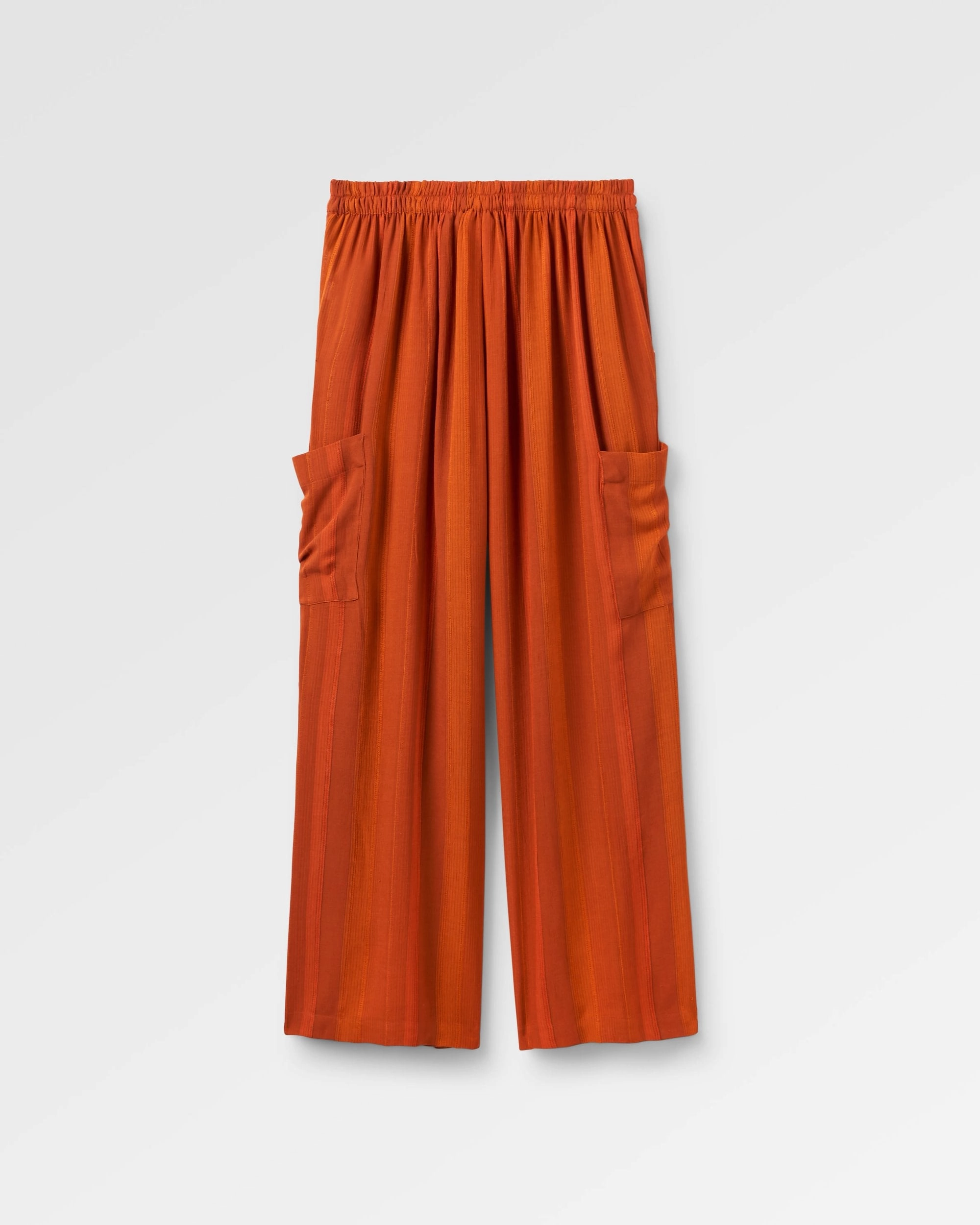RuggedDurability Someday Woven Trouser - Ember Orange Stripe