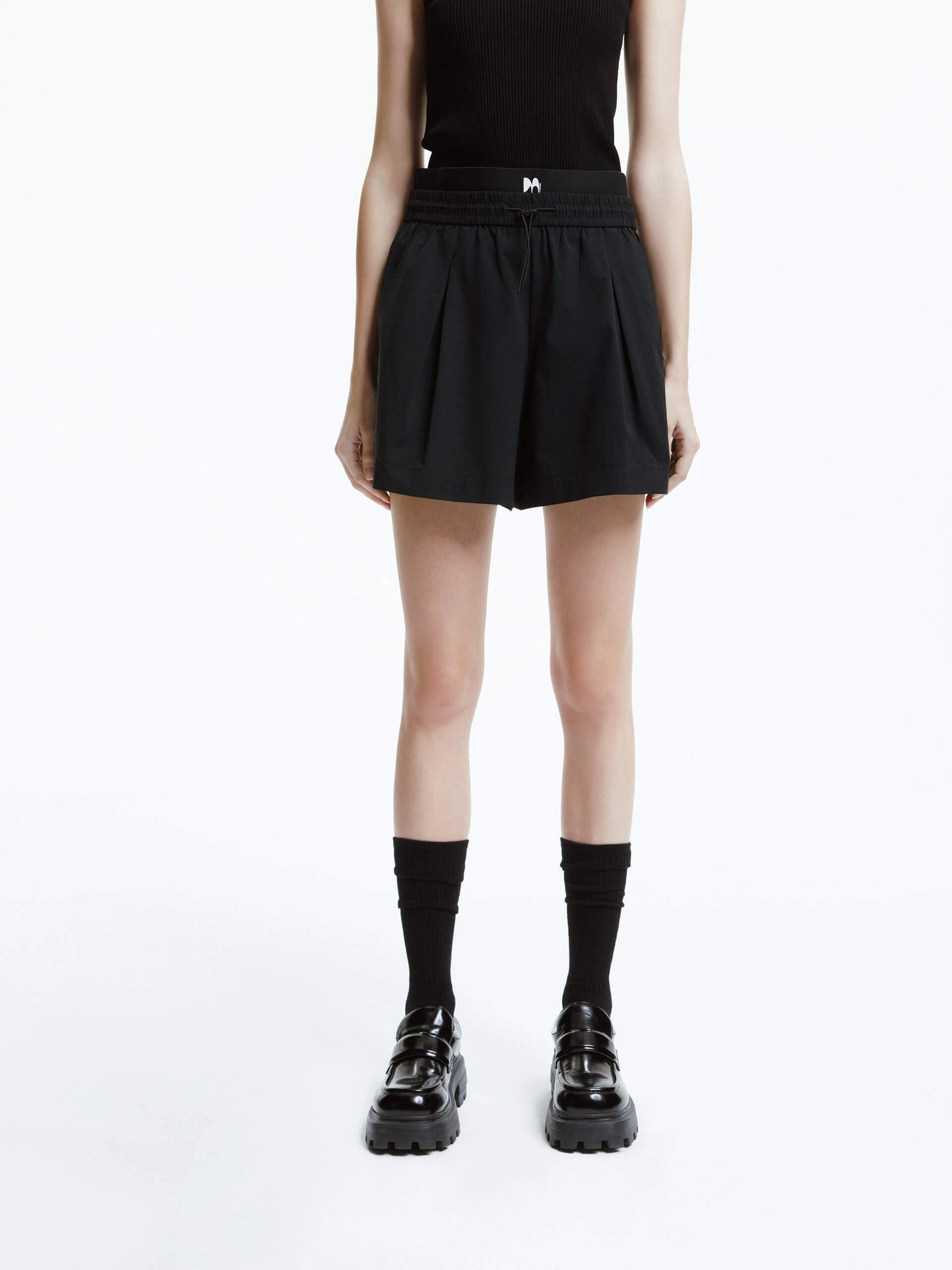 handmade touch Elasticated Double Waist Shorts