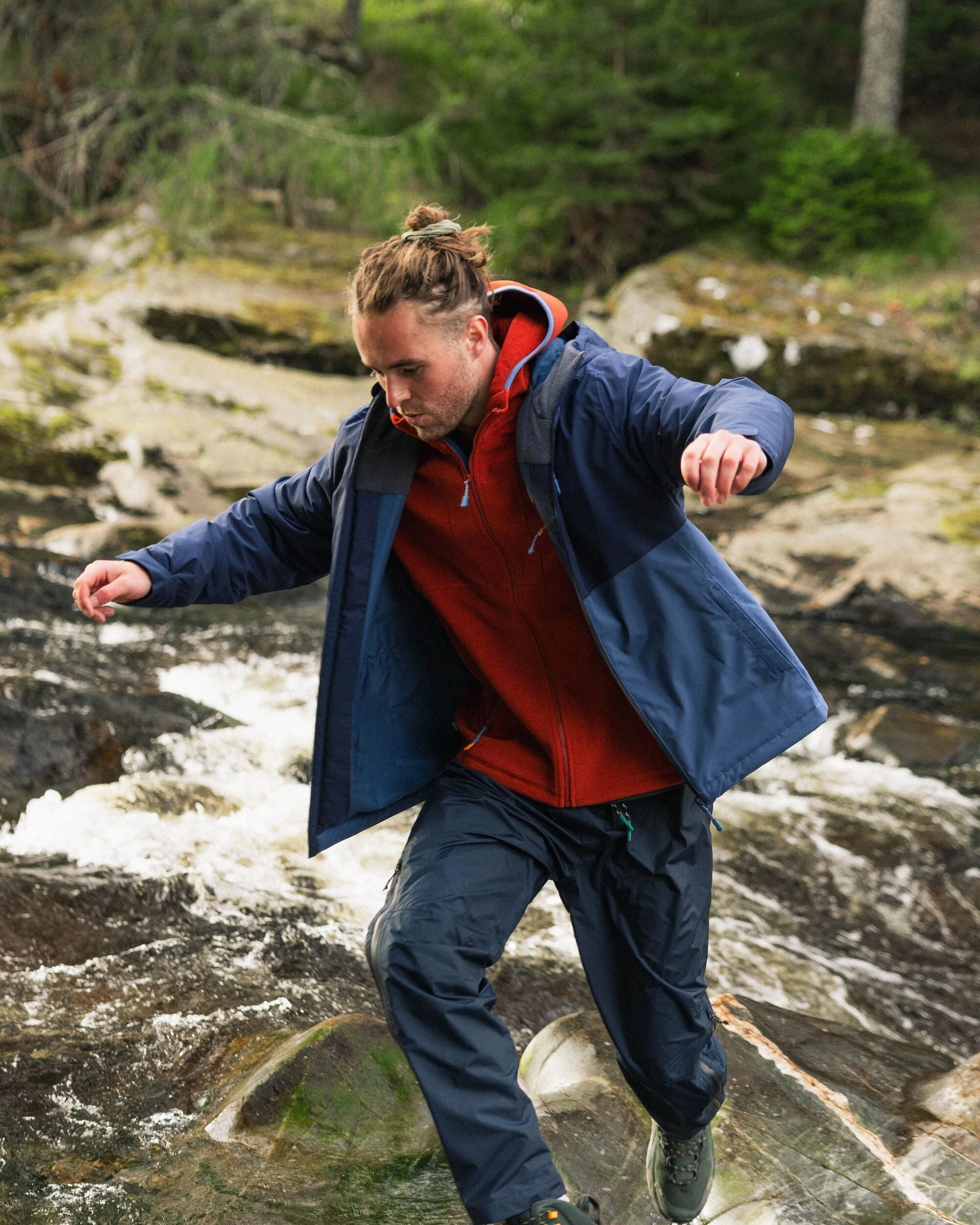 Eclipse Insulated Waterproof Jacket - Rich Navy Changeable Style Glossy Finish