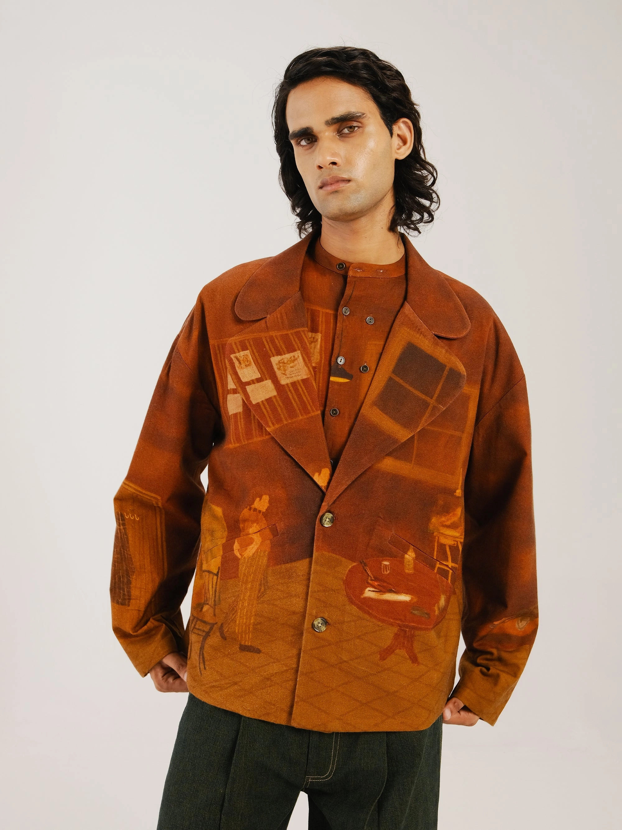 Anon Jacket Convertible Sleeves Crisp Look