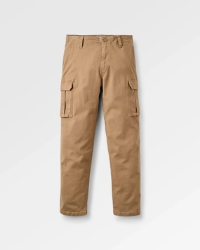 Lakeside Cargo Cotton Trouser - Caramel Free Movement Smart Wear