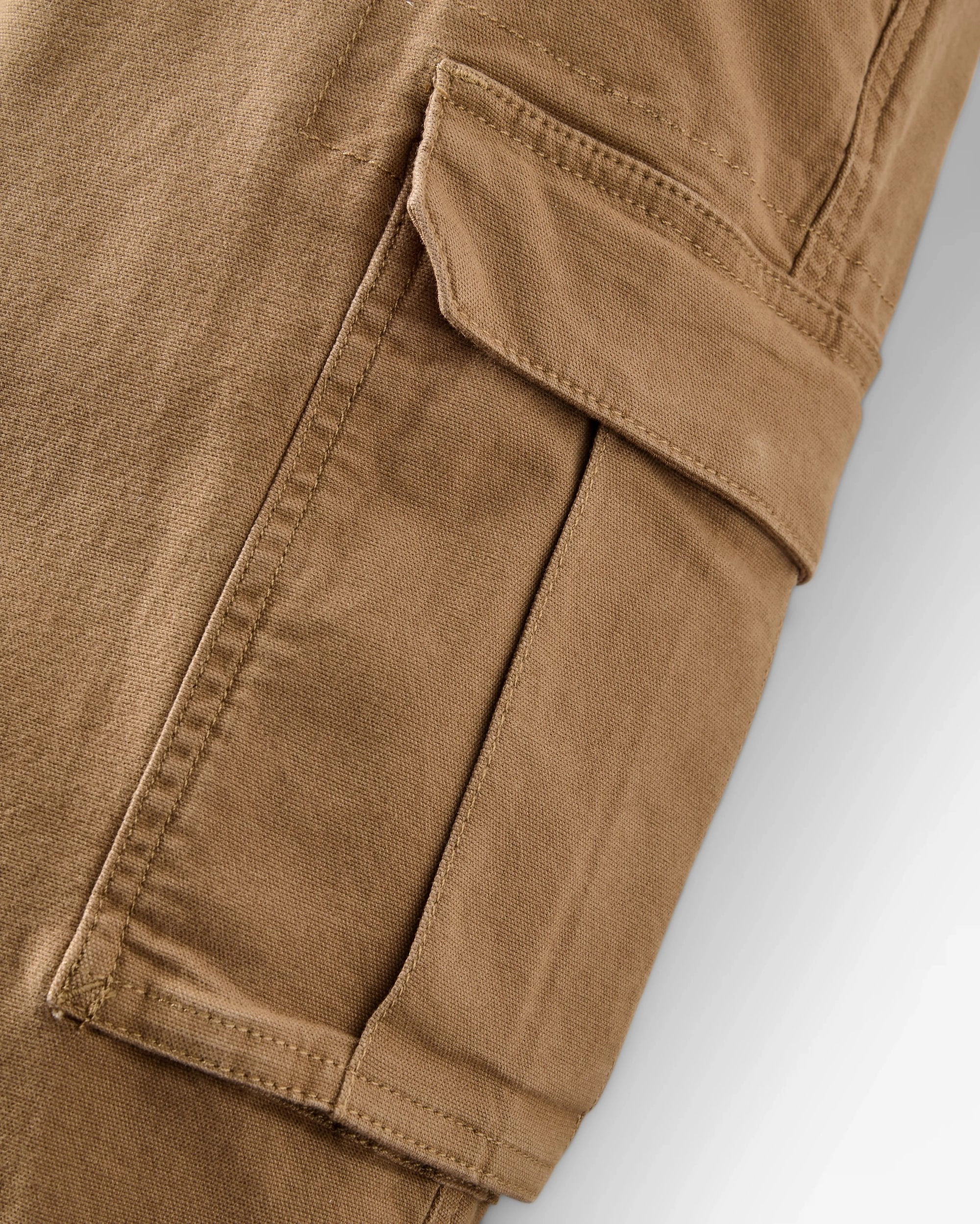 Lakeside Cargo Cotton Trouser - Caramel Comfort Wear