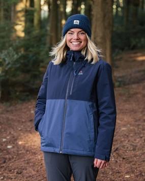 Elevate Insulated Waterproof Jacket - Rich Navy Heat Trapping Layer