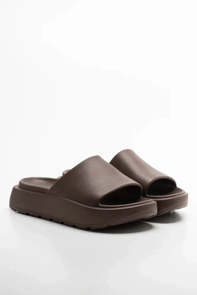 Platform Slide Brown Seamless Design