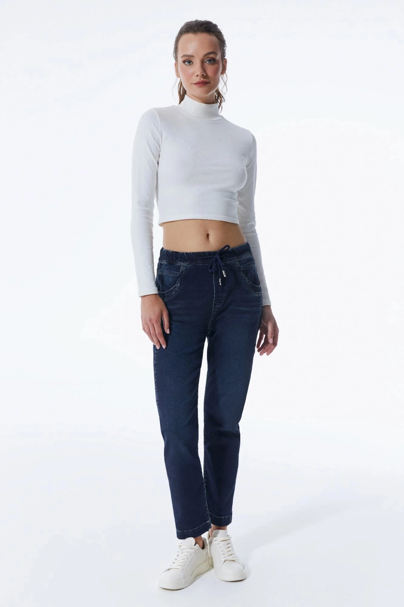 Ella Jogger Pant - Dark Blue Denim - L02 29"  Inseam Flexible Design Hiking Gear
