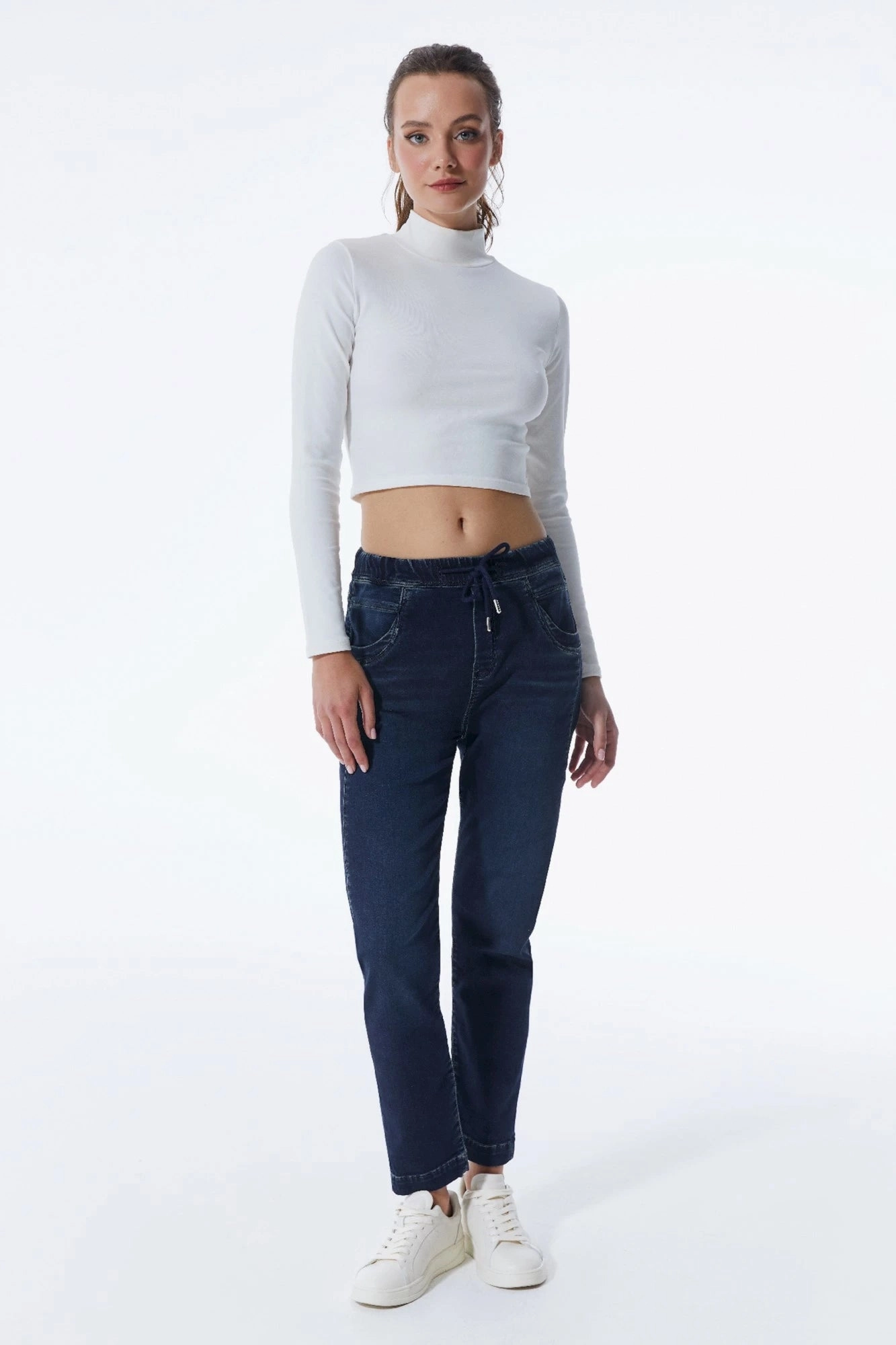 Seamless Comfort Outdoor Adventure Ella Jogger Pant - Dark Blue Denim - L02 29"  Inseam