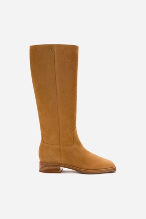 Ankle Support Puddle Safe Anne Boot In Peanut Suede