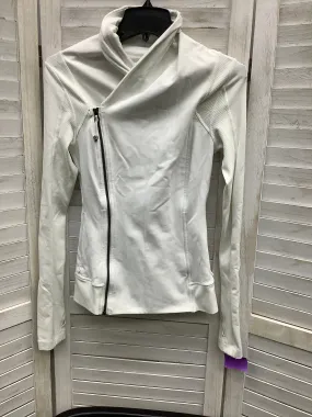 White Athletic Jacket Lululemon, Size 4 Weekend Style