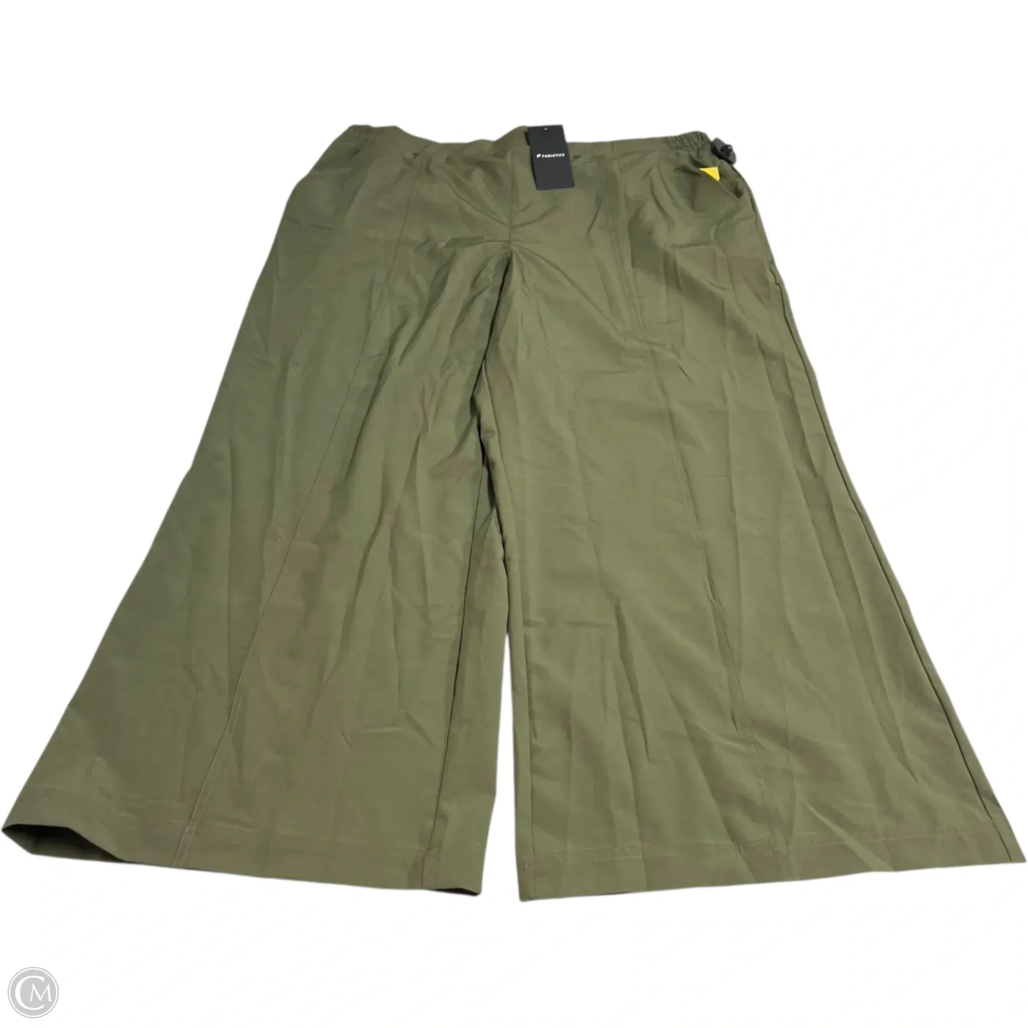 NoiseReducingFabric Athletic Pants By Fabletics In Green, Size: 2x