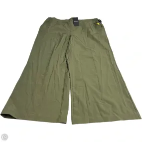 NoiseReducingFabric Athletic Pants By Fabletics In Green, Size: 2x