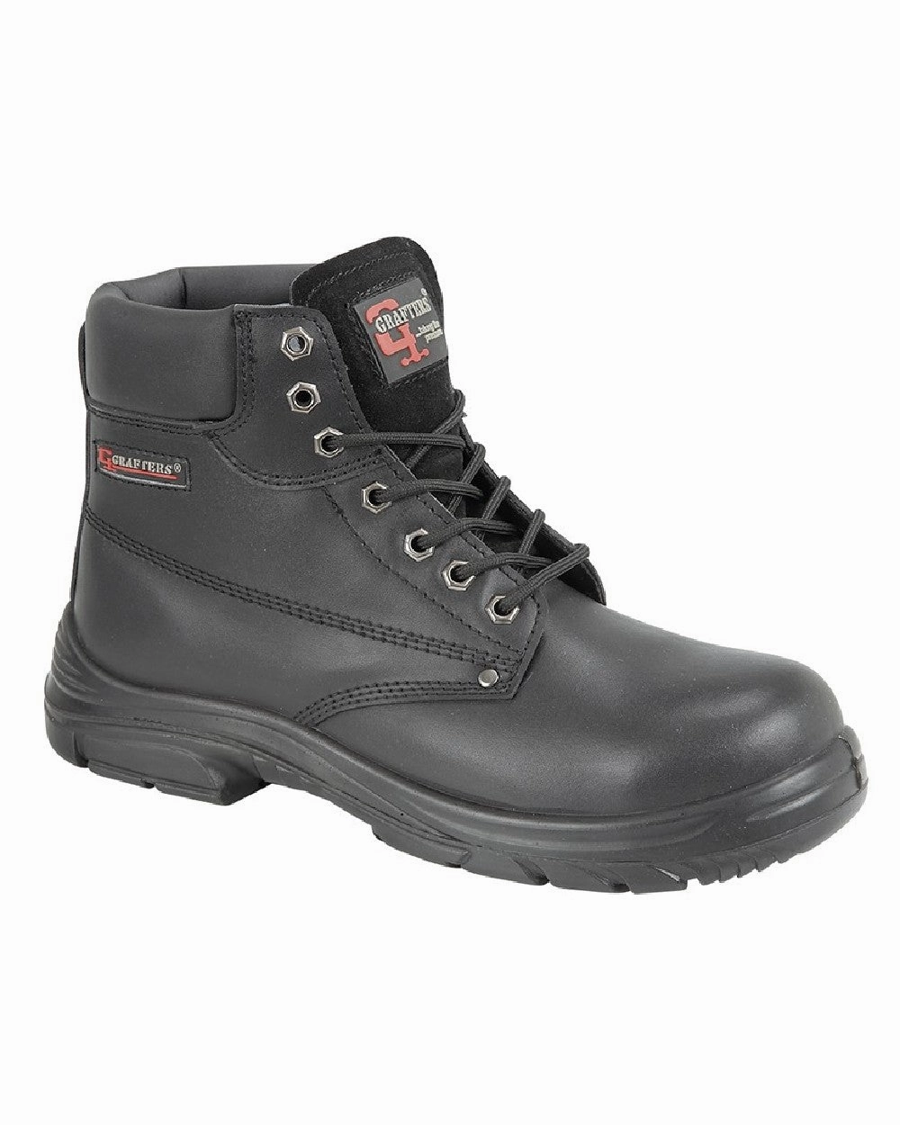 Odor Control Layer Grafters Super Wide EEEE Fitting 7 Eyelet Safety Boots