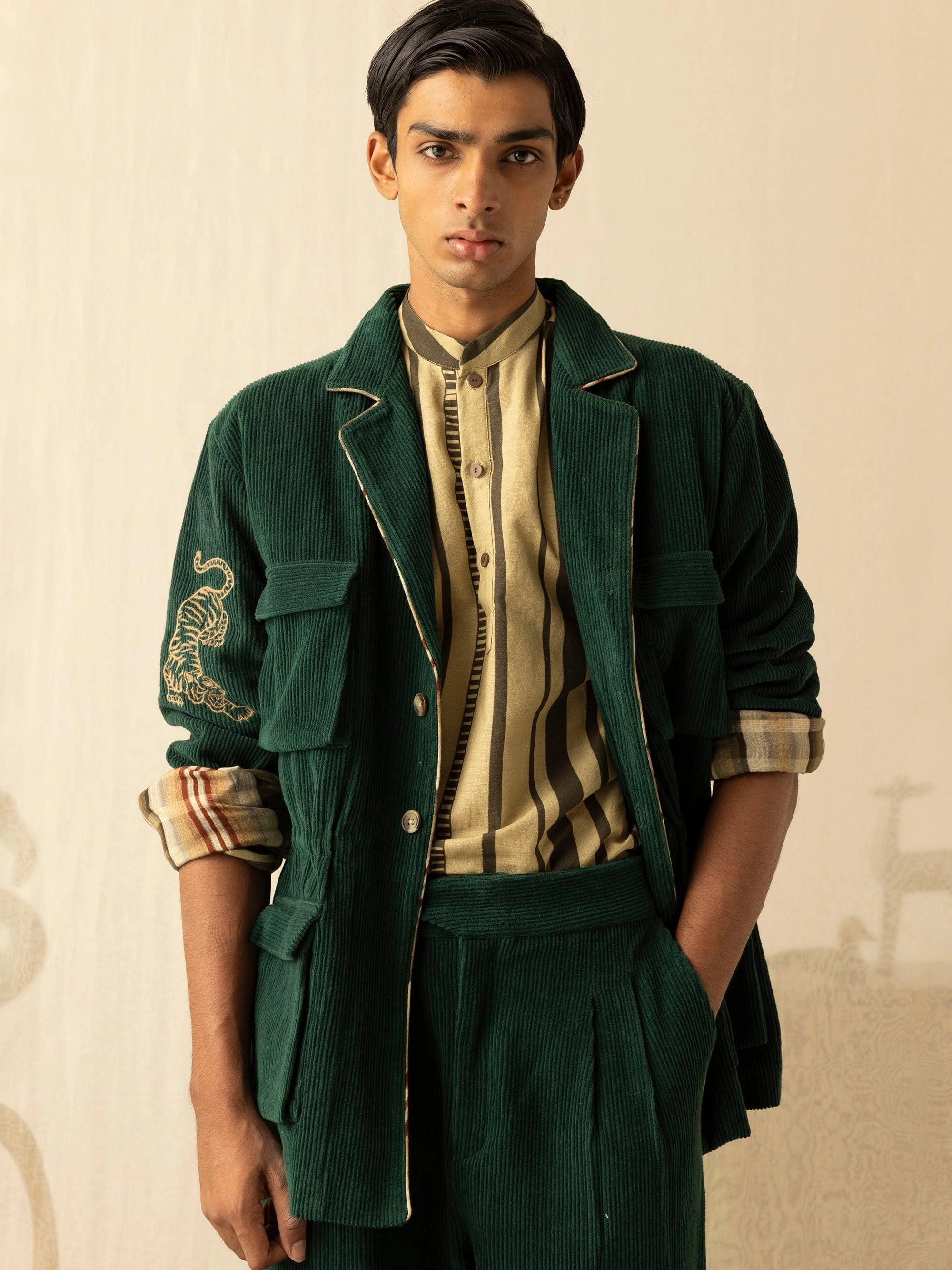 Breathable fabric tech Abrasion Resistant Panels Dean Blazer