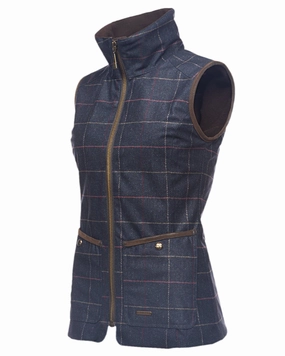 Roll Up Storage Design Moisture Wicking Layer Baleno Womens Perth Printed Tweed Bodywarmer