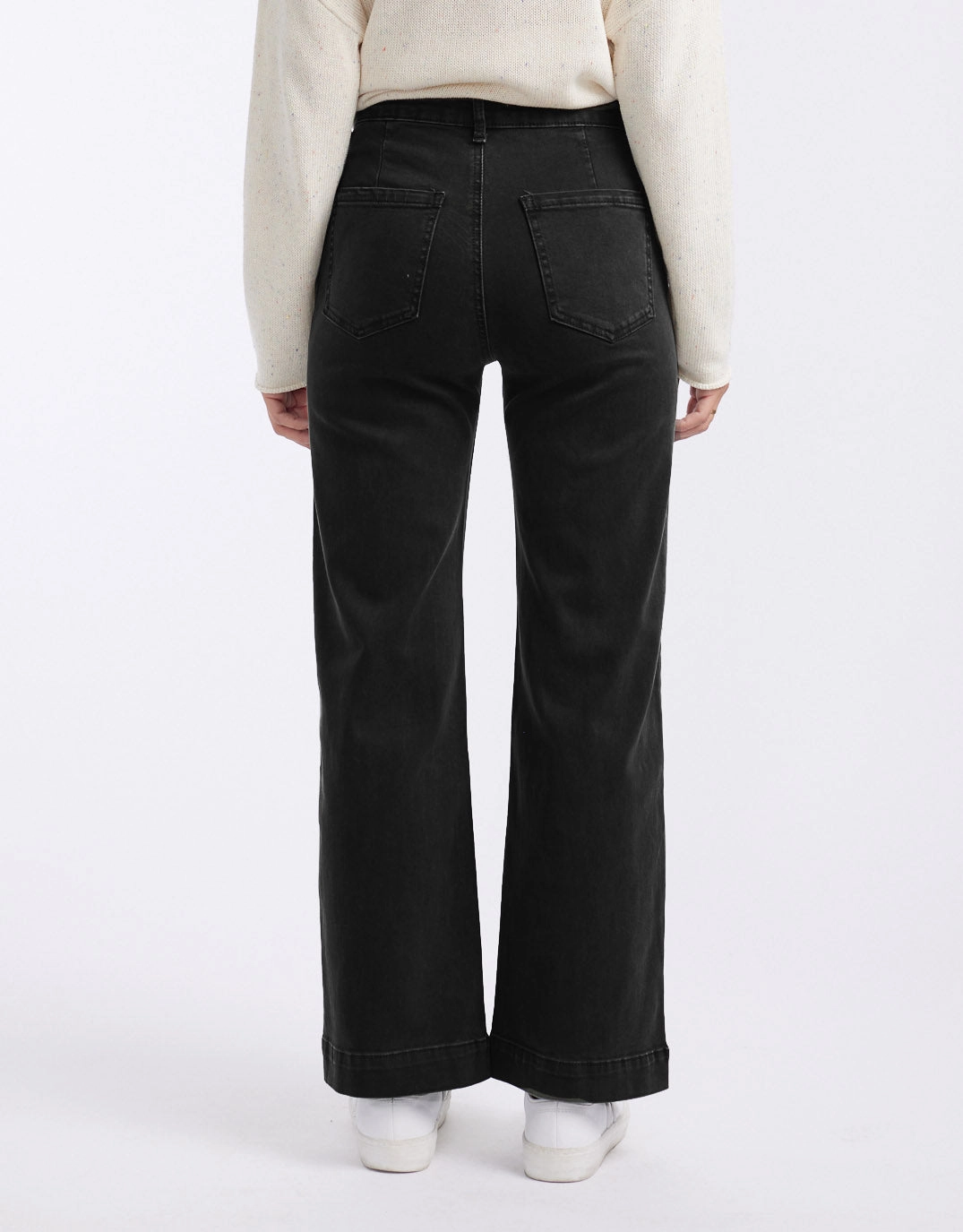 Bobbi 7/8 Denim Jeans - Black Universal Fit Sizing