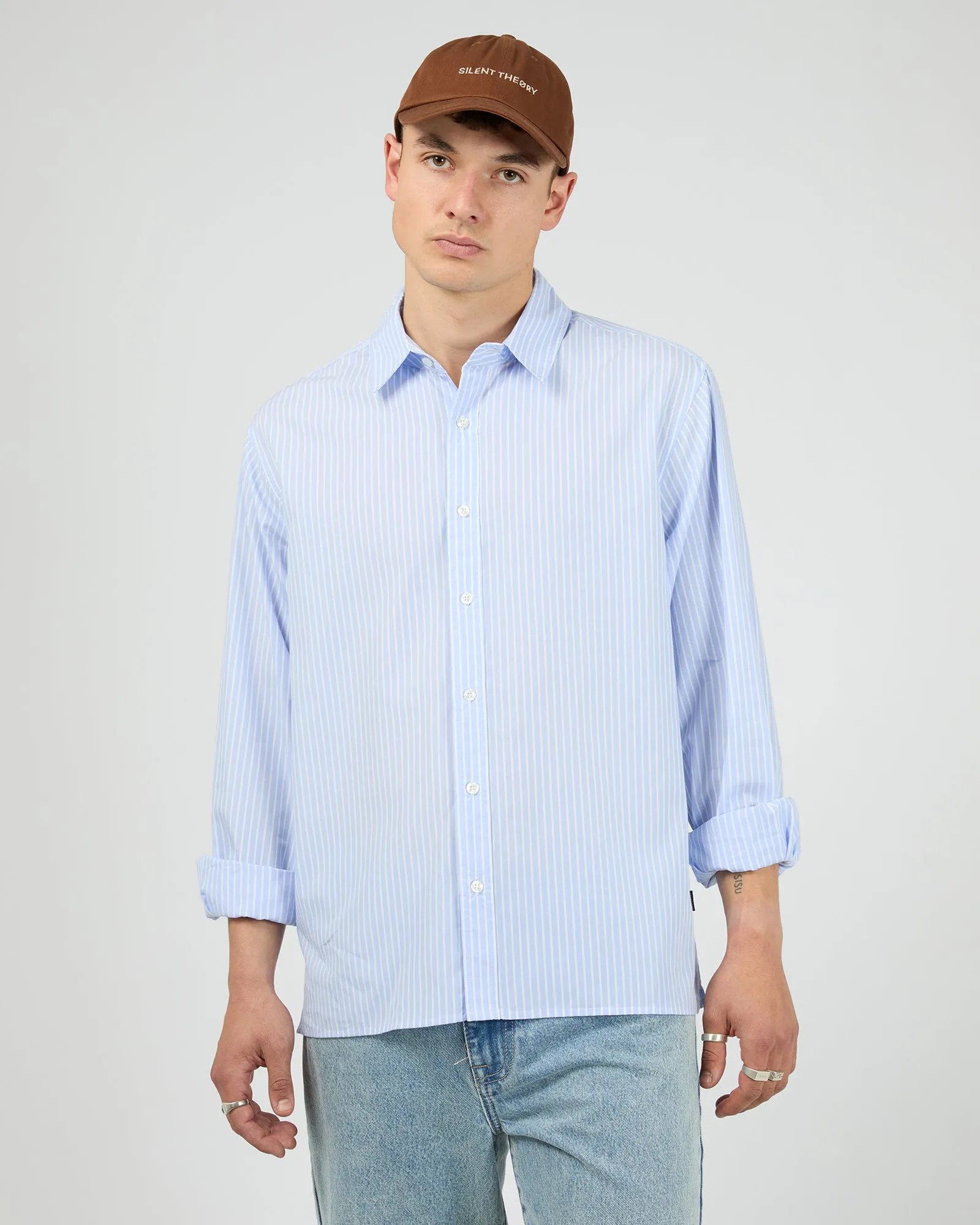 birthday celebration Evo Stripe Shirt Blue