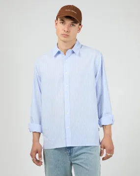 Evo Stripe Shirt Blue Fitted Shape